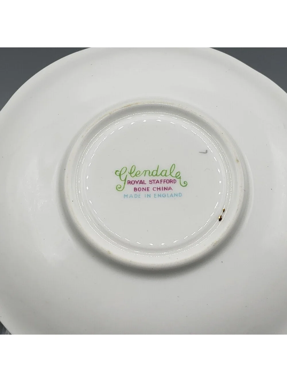 Royal Stafford Teacup & Saucer GLENDALE Petite Flowers England Bone China
